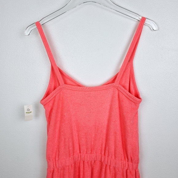 Offline by Aerie Coral Terry Cloth Swimsuit Coverup Dress NWT - Picture 8 of 11
